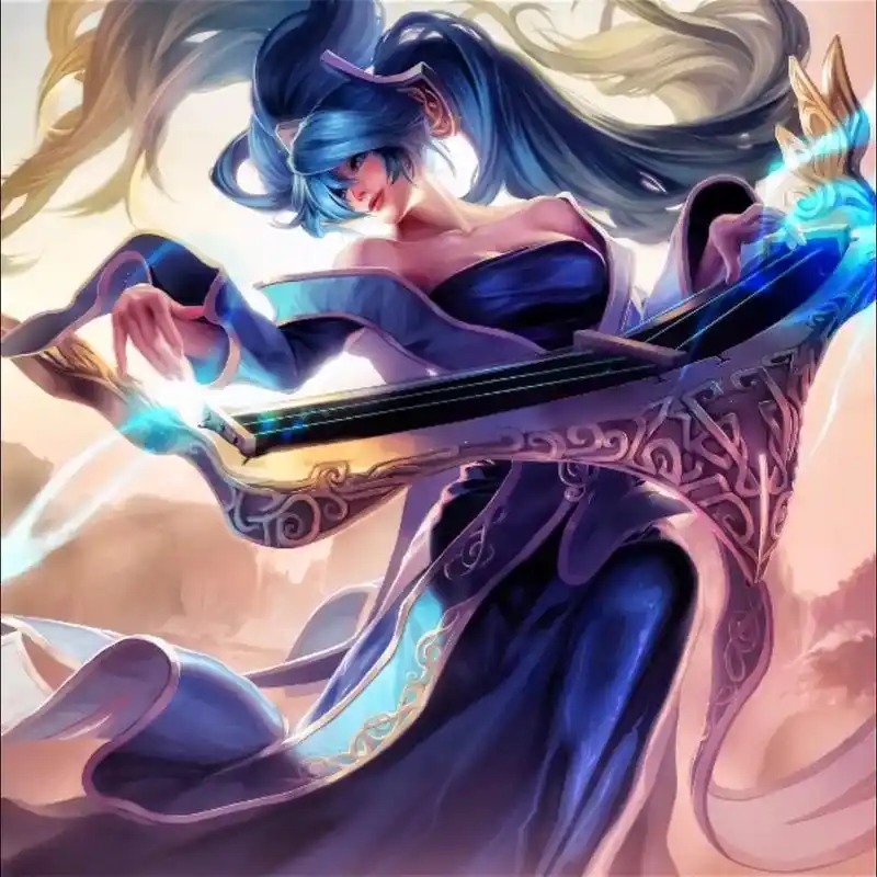 第五十九集|琴瑟仙女 娑娜 全系列皮肤.#英雄联盟 #琴瑟仙 - 抖音