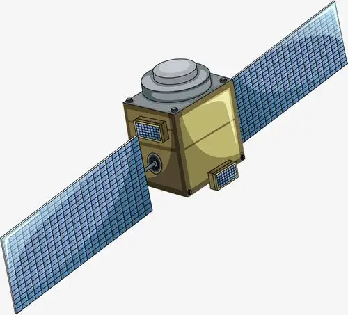 卡通卫星矢量图下载