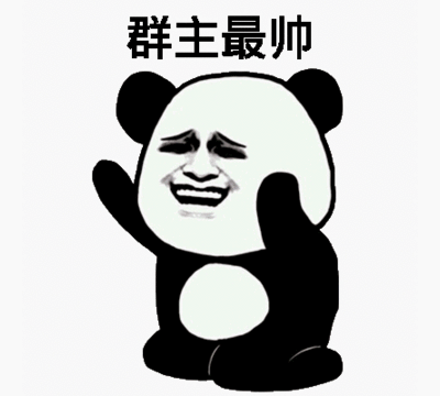 群主最帅gif金馆长gif熊猫gif跪着gif张大嘴gif