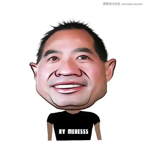 ps设计搞笑的q版人物大头贴