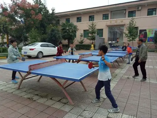 2018年秋季鄠邑区石井中心学校乒乓球社团九月份活动掠影