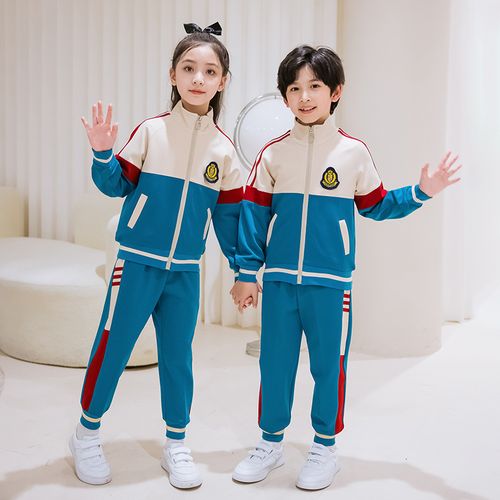 春秋小学生校服秋装一年级运动会班服四件件套幼儿园校服