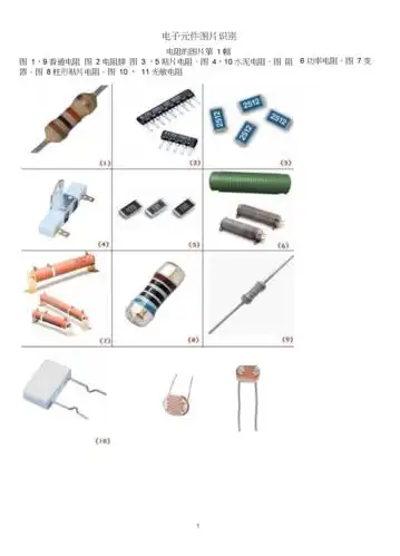 常用电子元件高清图片docx71页