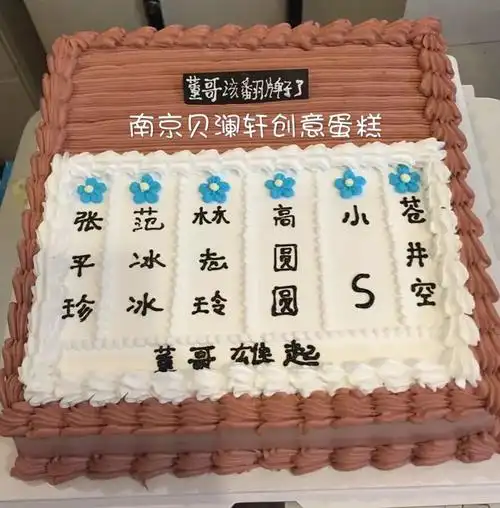 定制 南京贝澜轩情趣恶搞创意皇上女王翻牌子蛋糕恶搞送同事朋友蛋糕