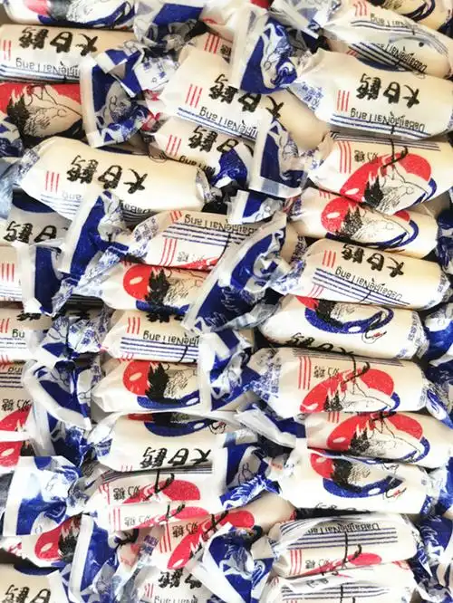 经典大白白鹤奶糖原味牛奶糖童年怀旧软糖糖果传统糖果