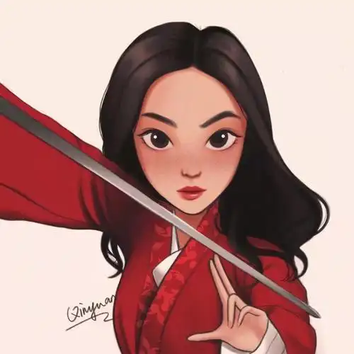 女头花木兰画师:@luna沁园的圈圈