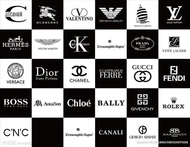 部分国际奢侈品品牌logo