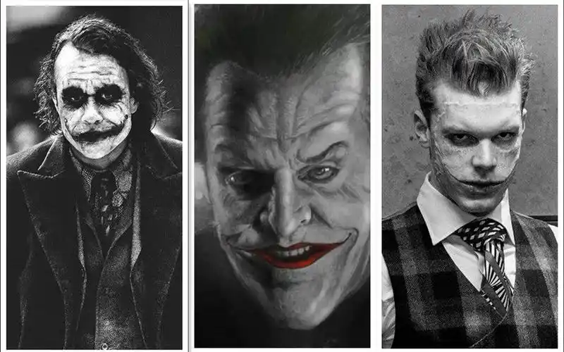 【混剪】老中青三代小丑演技大赏,老杰克,希斯莱杰,卡梅隆(杰罗姆)