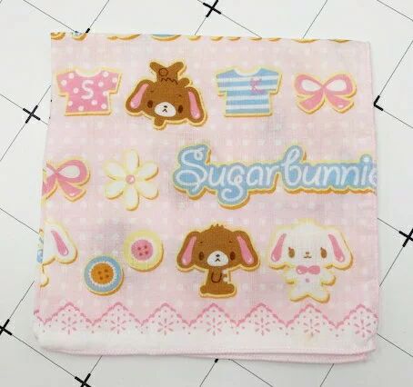 sugarbunnies 蜜糖邦尼 三丽鸥蜜糖邦尼 纱布手帕-饼干