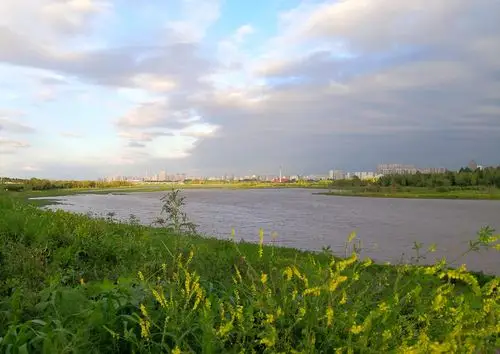 夏日云天松花江2018