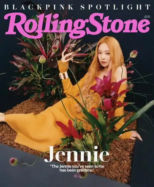 jennie滚石杂志单人封面
