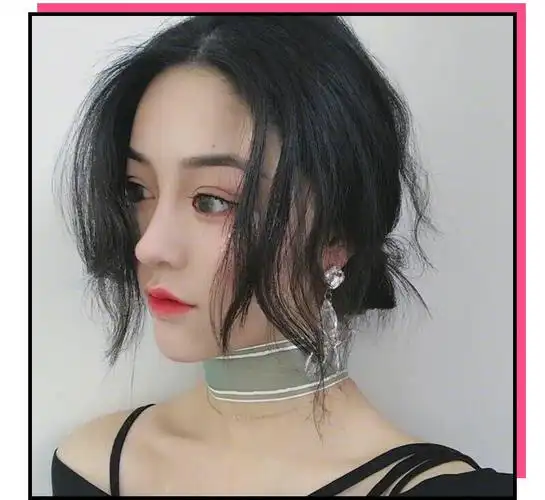 五五分,三七分,二八分发际线偏高的脸型也很适宜颧骨高,下颌骨宽都很