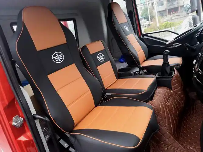 敬平坐垫一汽解放j6l座套龙v麟vh四季全包座椅套专车专用全革货车坐套