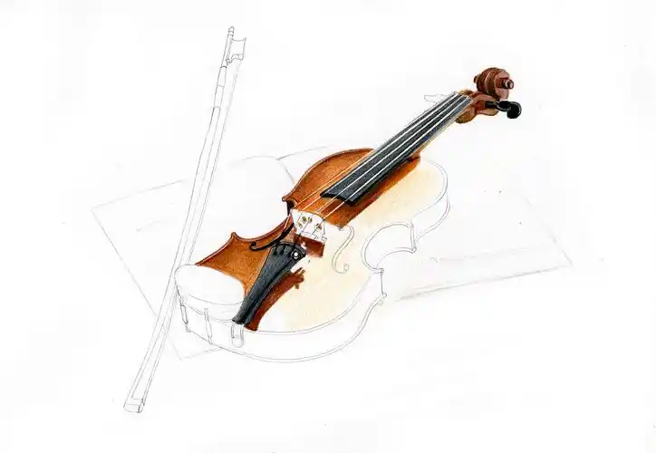小提琴|纯艺术|绘画|蓉儿art - 原创作品 - 站酷 (zcool)