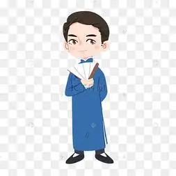 手拿扇子相声演员下载 png下载psd2022新年春节春晚相声喜剧才艺小品