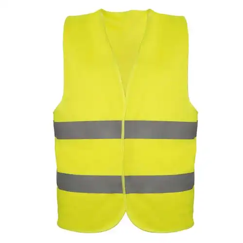 工厂直销拉链魔术贴反光背心安全马甲网布高亮防护夹克服