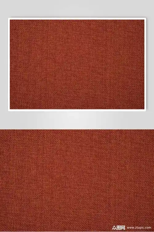 酒红色亚麻布粗布纹理贴图摄影图片