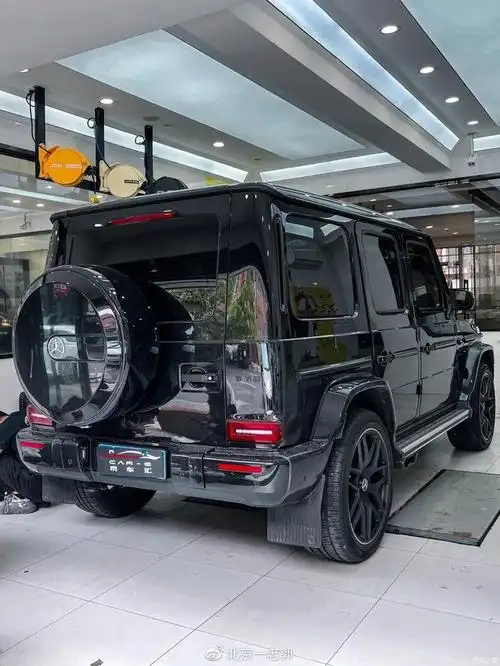 黑色大g最经典的改装案例大连中规奔驰g500升级黑武士g63