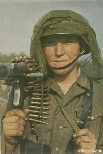 德国二战陆军彩照:我国当时若要有这样的装备,也能完胜日本
