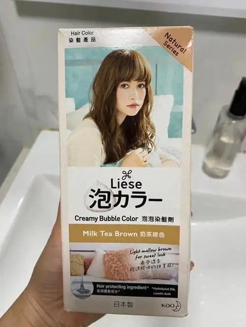 花王奶茶咖色泡泡染发剂
