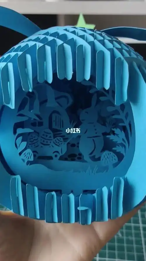 不发图纸,图纸是在etsy上购买的,出售成品#立体纸雕  #纸雕  #纸艺