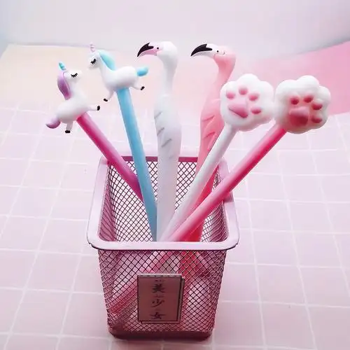 创意文具少女一对简约闺蜜可爱清新中性笔