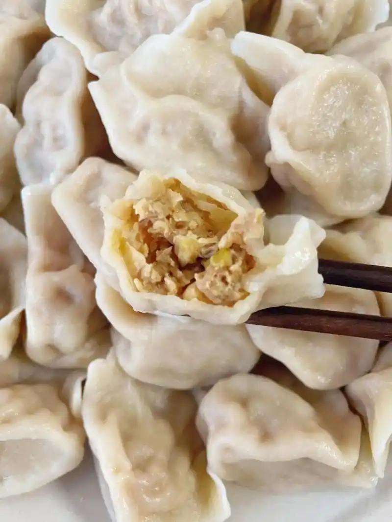 东北人吃完都说好的6015酸菜馅水饺09.