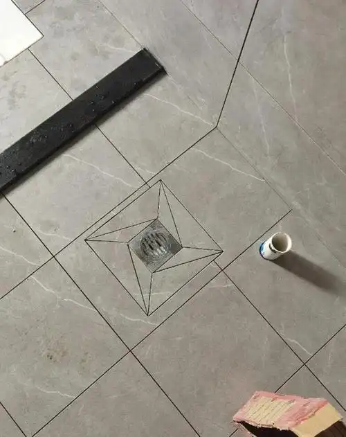 瞧瞧人家的地漏砖,花样拼成旋风图案,颜值高排水快我也想做同款_网易