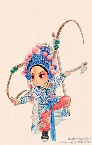 京剧旦角简笔画 京剧旦角简笔画全身