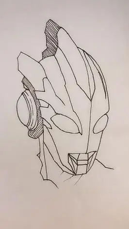 艾克斯奥特曼简笔画艾克斯奥特曼简笔画装甲