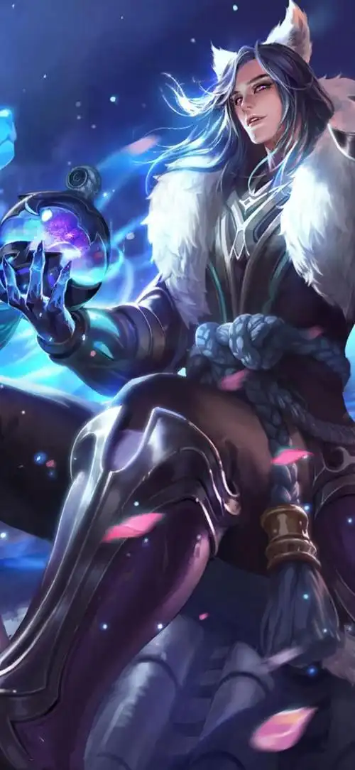 一组高清游戏美图合集——李白的千年之狐皮肤,唯美浪漫!