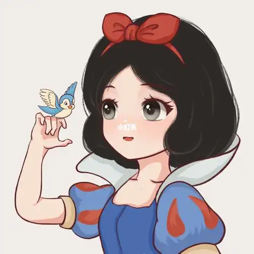 零基础学画画  #头像  #迪士尼公主头像  #迪士尼在逃公主  #白雪