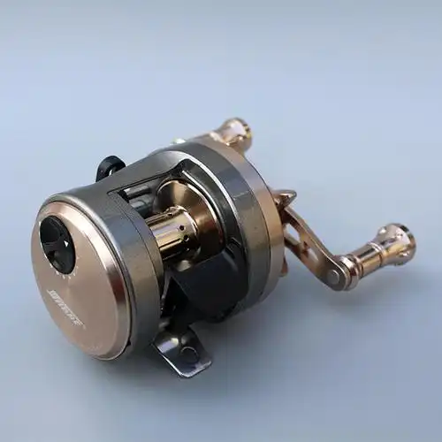 鼓轮金属打黑鱼鳔渔轮锚鱼专用鼓轮封闭式渔轮小鼓轮全金属轴承