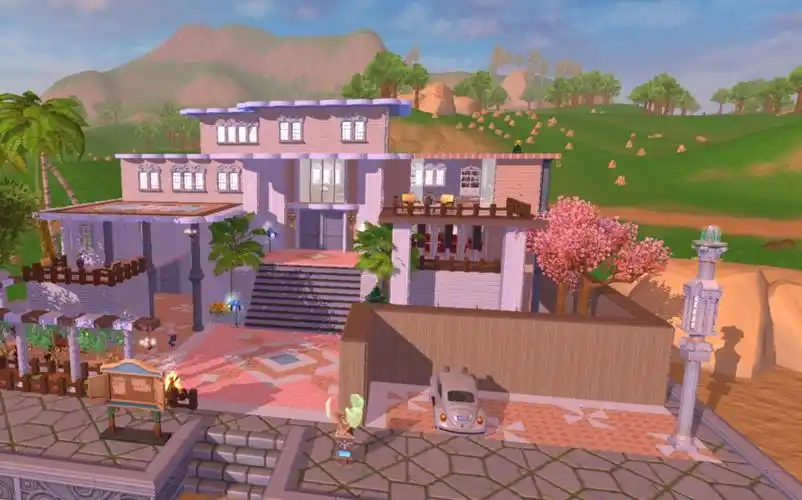 创造与魔法建筑现代暖风别墅