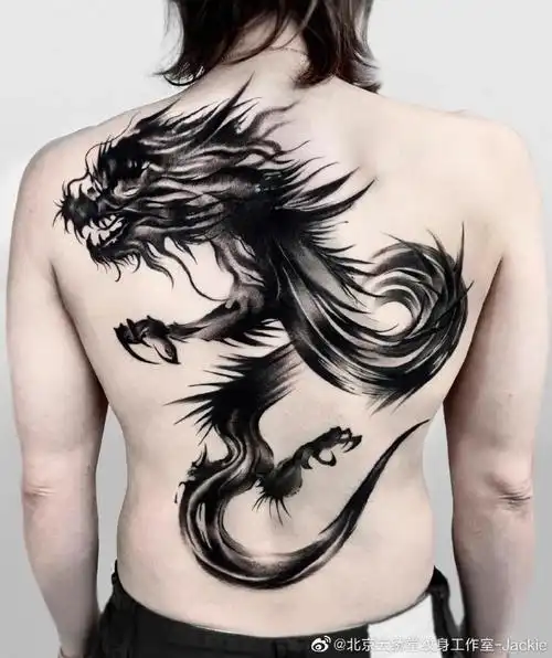 水墨纹身##中国风纹身##tattoo##中国风##纹身##北京纹身
