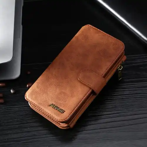 多功能钱包三星galaxy s8二合一拉链钱包手机套 s8分体手机皮套