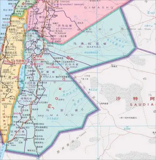 约旦的古城遗址文明