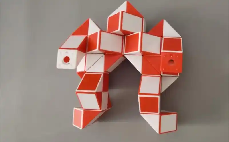 72段魔尺教程-机器人 简单易懂 6岁的小老师一步一步教你做