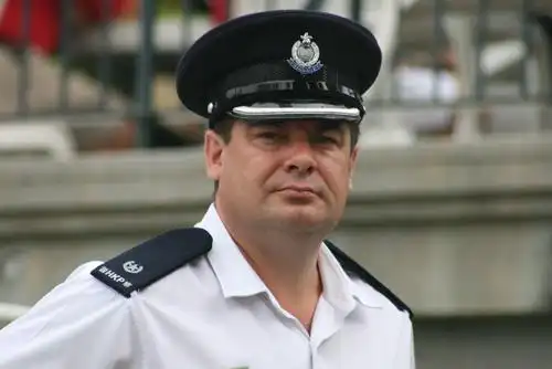 图文-ubs香港公开赛决赛花絮 警察维护现场秩序