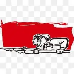 红色革命简笔画幼儿