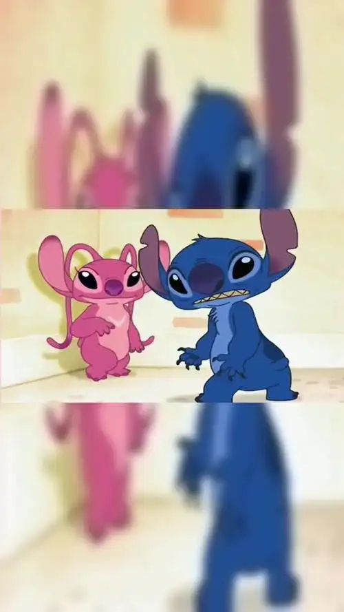 史迪仔和安琪也太甜了,撒一把超甜狗粮-度小视