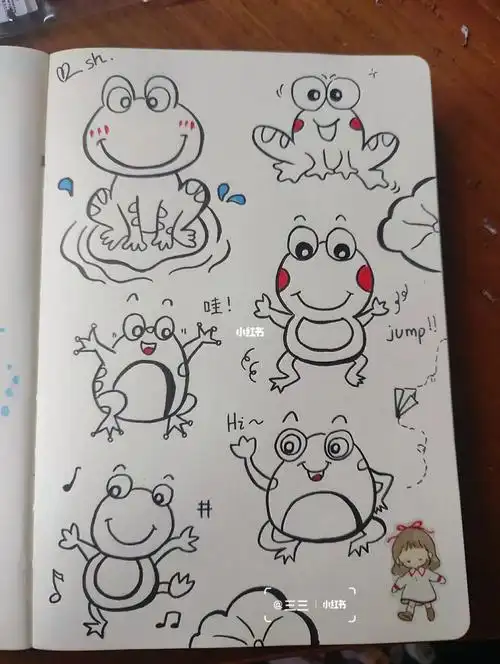 简笔画12小青蛙