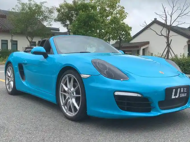 保时捷718迈阿密蓝宁波2580包施工