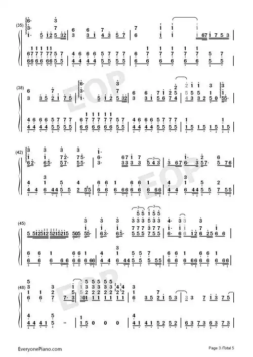 海の幽霊钢琴简谱-米津玄师演唱3