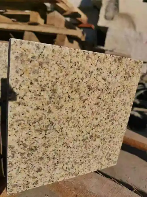 湖北随州黄金麻市政园林景观路沿石黄金麻花岗岩大理石