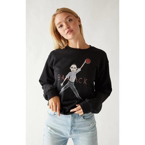 phenomenal女款圆领卫衣|black air barack crew neck sweatshirt