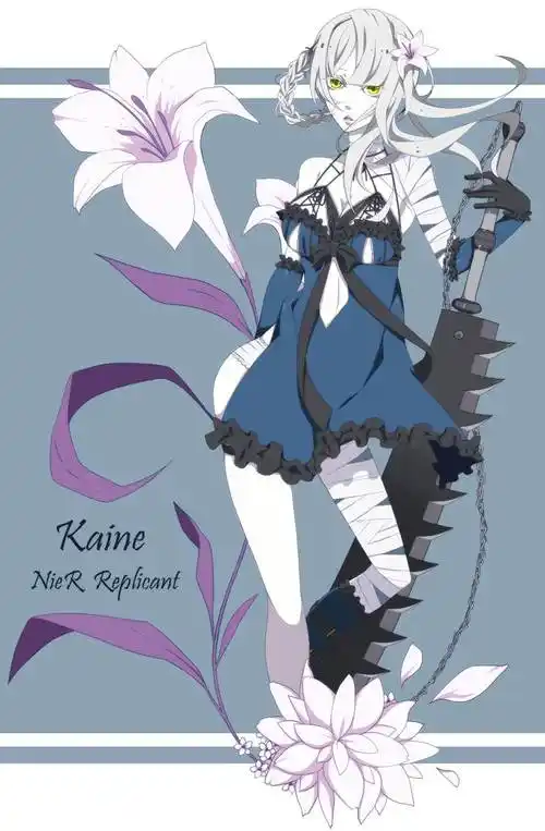 尼尔:机械纪元凯妮插画图片,有点小性感