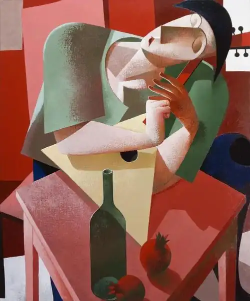 立体主义的诗意——荷兰国宝级画家peter harskamp作品欣赏