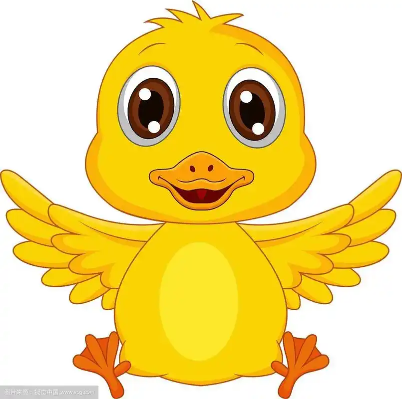 可爱的小鸭子卡通