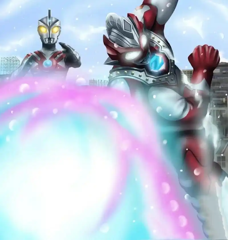 泽塔奥特曼与艾斯奥特曼高清壁纸.